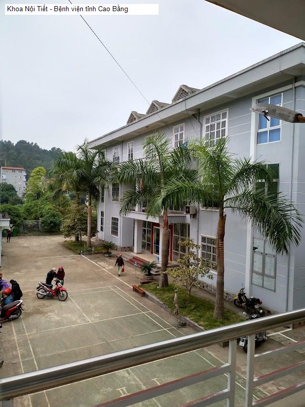 Khoa Nội Tiết - Bệnh viện tỉnh Cao Bằng