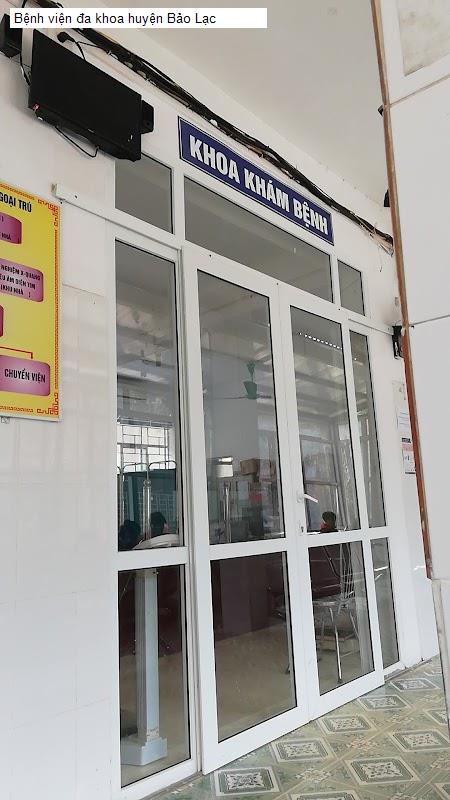 Bệnh viện đa khoa huyện Bảo Lạc
