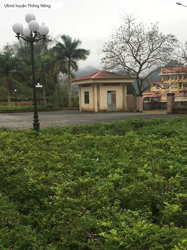 Ubnd huyện Thông Nông