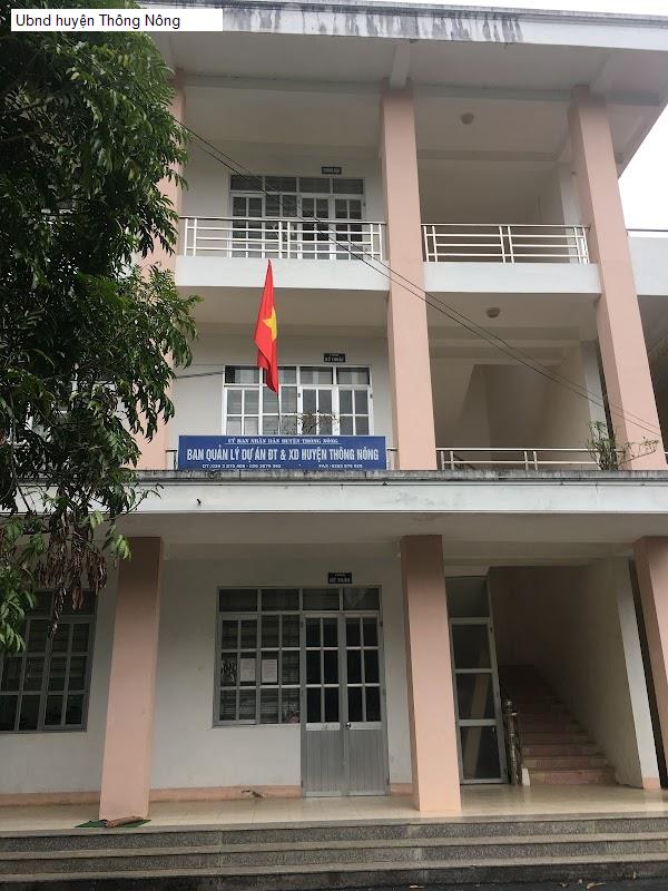 Ubnd huyện Thông Nông