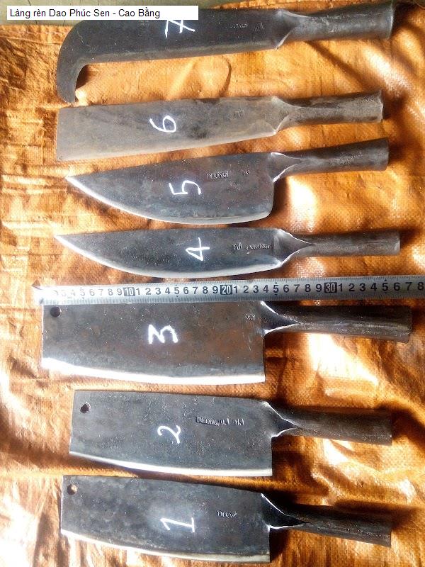 Làng rèn Dao Phúc Sen - Cao Bằng